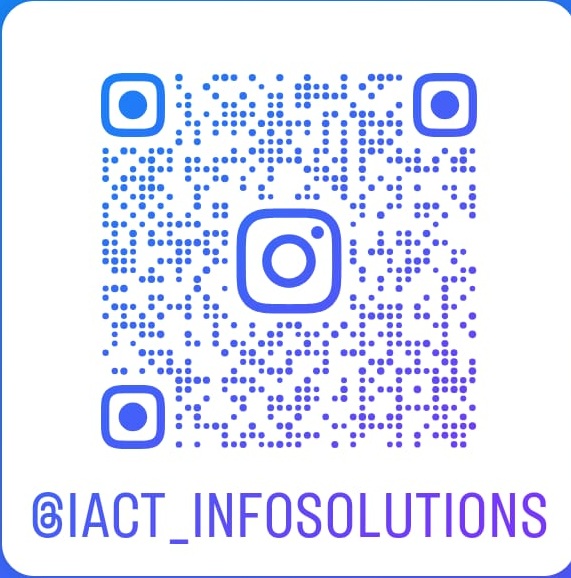 iAct Infosolutions Instagram QR code