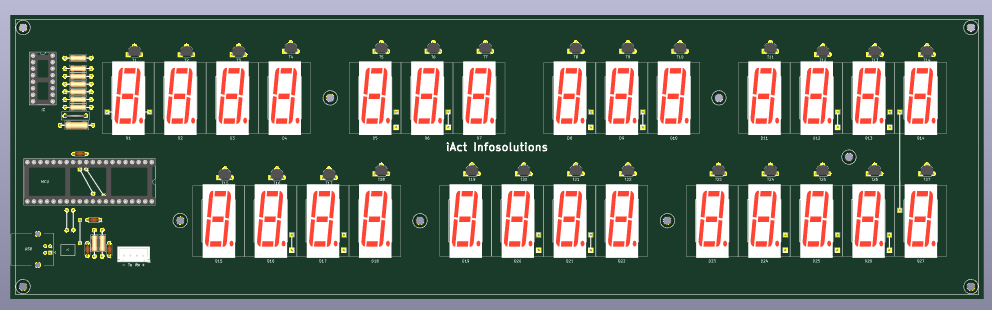 27 Digit Display 3D
